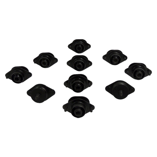 Body Mount Kit for 07-18 Jeep JK Wrangler w/ 2-Doors, Includes 10 Body Mounts Crown Automotive