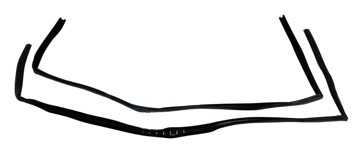 Door Glass Seal Kit for 1997-2006 Jeep TJ Wrangler w/ Full Steel Doors Crown Automotive