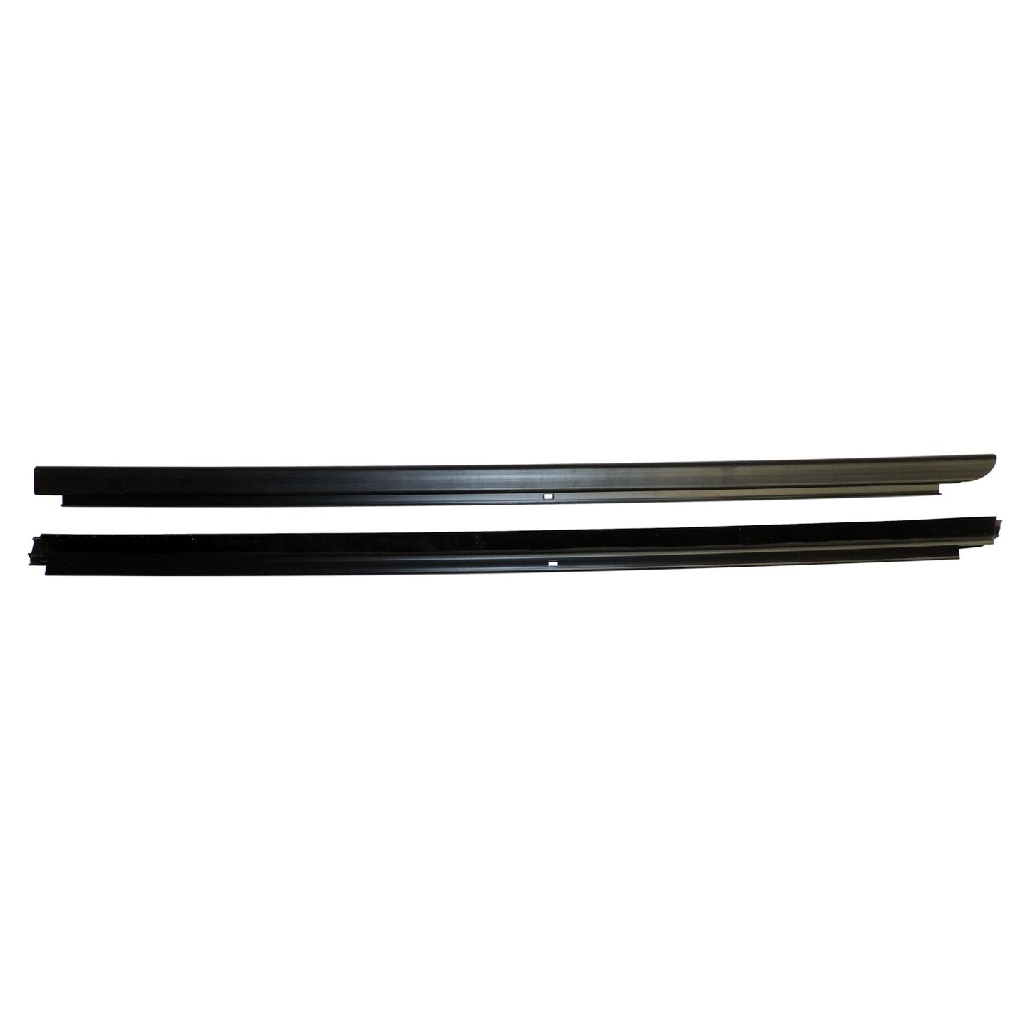 Fr. Outer Door Glass Weatherstrip Set for 07-18 JK Wrangler w/ Full Steel Doors Crown Automotive
