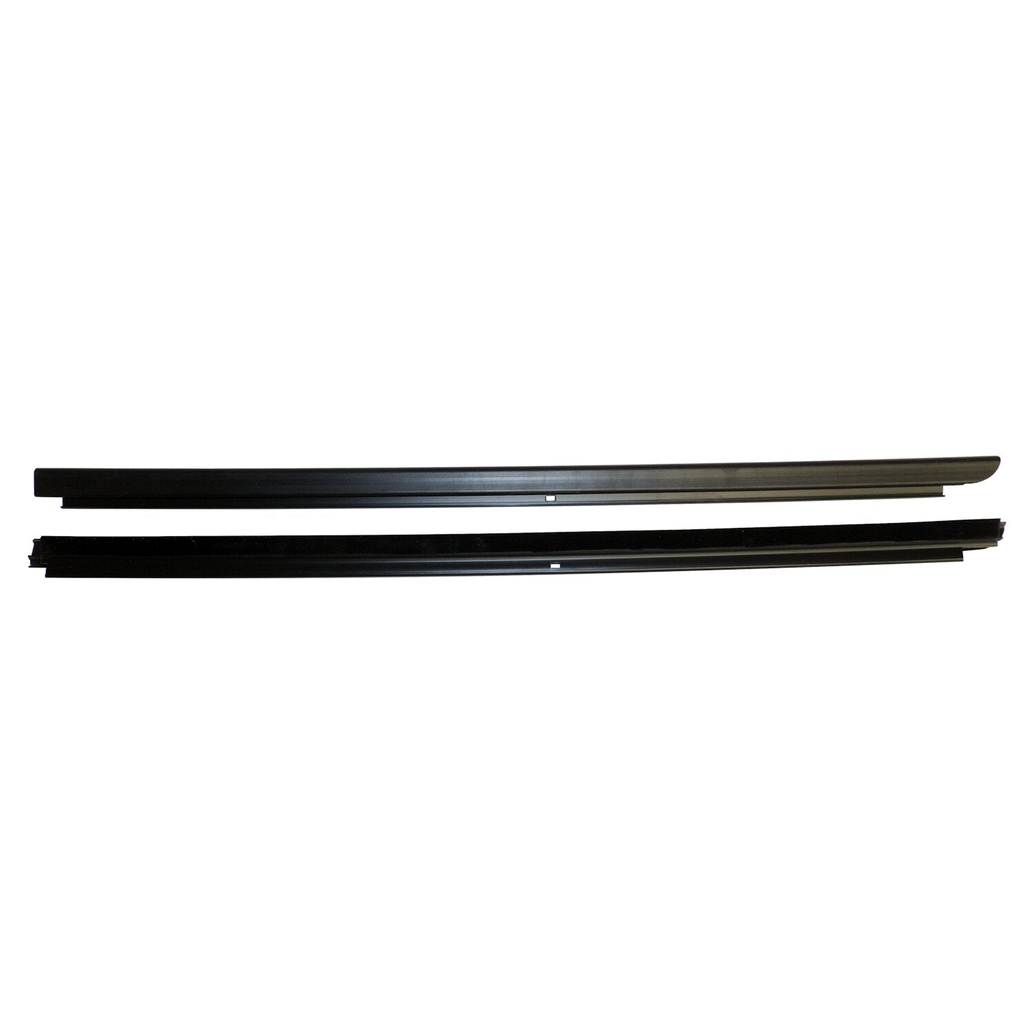Fr. Outer Door Glass Weatherstrip Set for 07-18 JK Wrangler w/ Full Steel Doors Crown Automotive