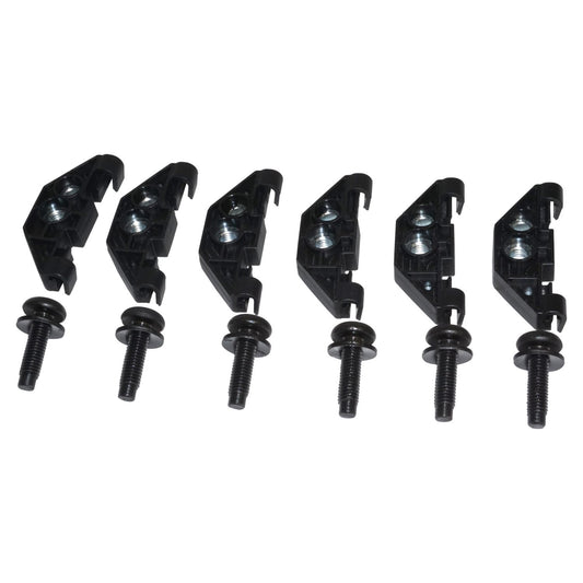 Hard Top Retainer Kit for 2007-2018 Jeep JK Wrangler w/ Hard Top Crown Automotive