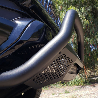 RC4 LR Bull Bar Frame Only Textured Black 2009-2010 Dodge Ram 1500/2500/3500 2014-2021 Silverado 1500 2014-2021 Toyota Tundra Go Rhino-1