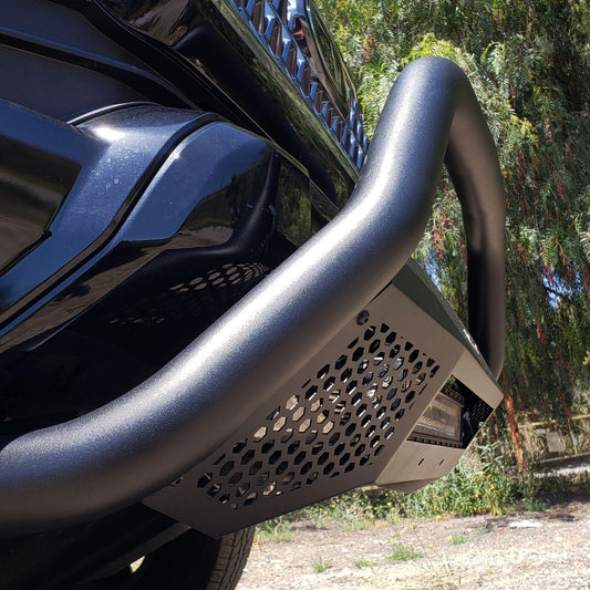 RC4 LR Bull Bar Frame Only Textured Black 2009-2010 Dodge Ram 1500/2500/3500 2014-2021 Silverado 1500 2014-2021 Toyota Tundra Go Rhino-1
