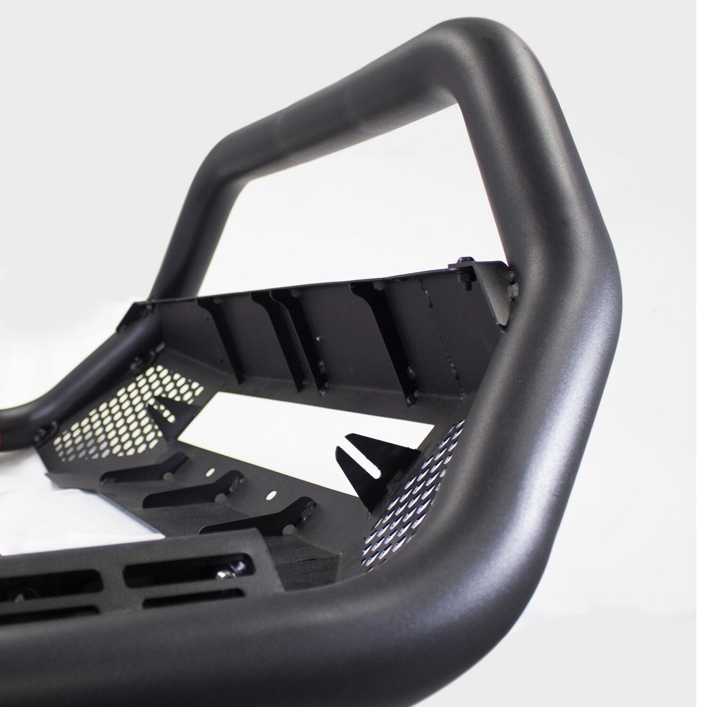 RC4 LR Bull Bar Frame Only Textured Black 2009-2010 Dodge Ram 1500/2500/3500 2014-2021 Silverado 1500 2014-2021 Toyota Tundra Go Rhino-4