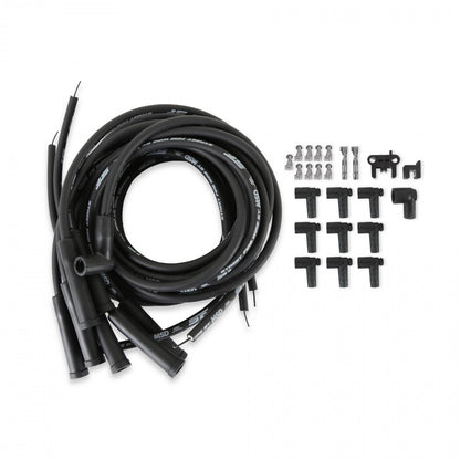 Street-Fire Wire Set Multi-Angl Plug, Hei, Univ The Terminals Are Covered In Black Boots That Protect The Conductor From Engine Heat To Ensure Spark Delivery MSD Ignition-1