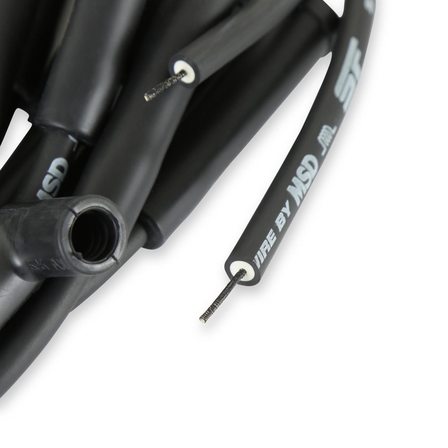 Street-Fire Wire Set Multi-Angl Plug, Hei, Univ The Terminals Are Covered In Black Boots That Protect The Conductor From Engine Heat To Ensure Spark Delivery MSD Ignition-3