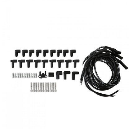 Street-Fire Wire Set V8 Multi-Angle, Sock/Hei Univ The Terminals Are Covered In Black Boots That Protect The Conductor From Engine Heat To Ensure Spark Delivery MSD Ignition