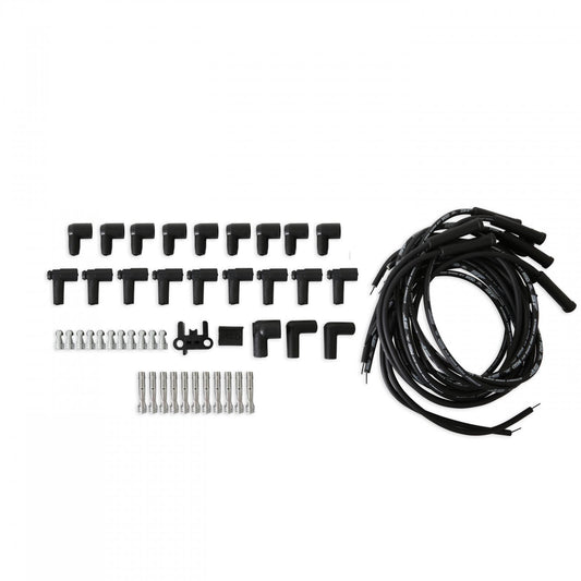 Street-Fire Wire Set V8 Multi-Angle, Sock/Hei Univ The Terminals Are Covered In Black Boots That Protect The Conductor From Engine Heat To Ensure Spark Delivery MSD Ignition