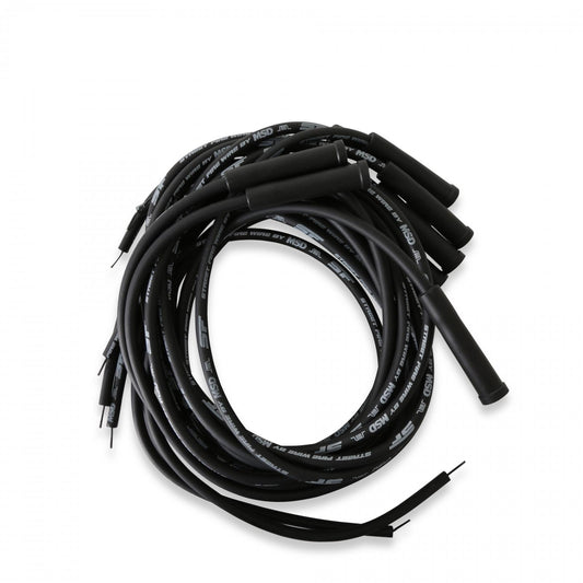 Street-Fire Wire Set V8 Multi-Angle, Sock/Hei Univ The Terminals Are Covered In Black Boots That Protect The Conductor From Engine Heat To Ensure Spark Delivery MSD Ignition-1