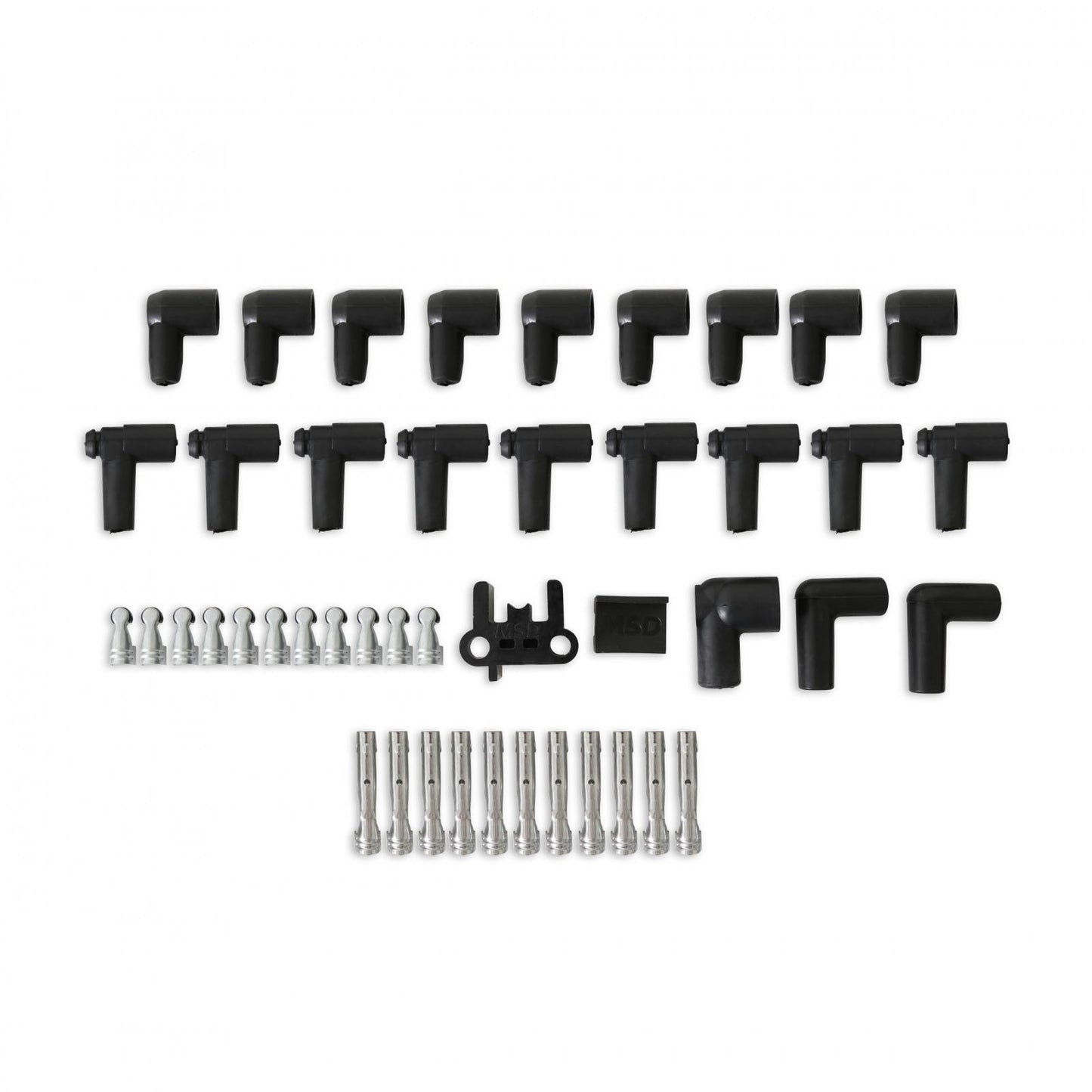 Street-Fire Wire Set V8 Multi-Angle, Sock/Hei Univ The Terminals Are Covered In Black Boots That Protect The Conductor From Engine Heat To Ensure Spark Delivery MSD Ignition-4