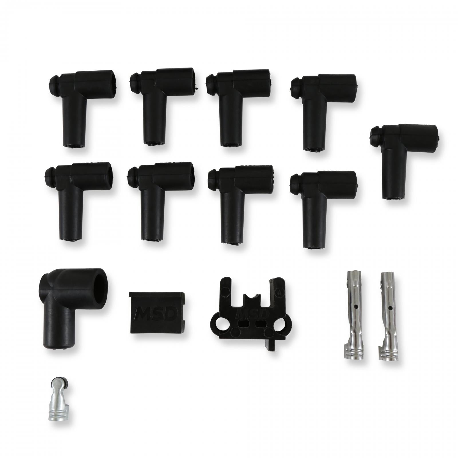 Street-Fire Wire Set 8 Cyl, Hei/ 90 Degree, Universal The Terminals Are Covered In Black Boots That Protect The Conductor From Engine Heat To Ensure Spark Delivery MSD Ignition-2
