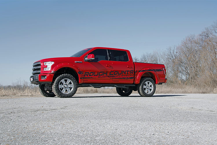 Rough Country 4 Inch Suspension Lift Kit 15-20 F-150 Rough Country