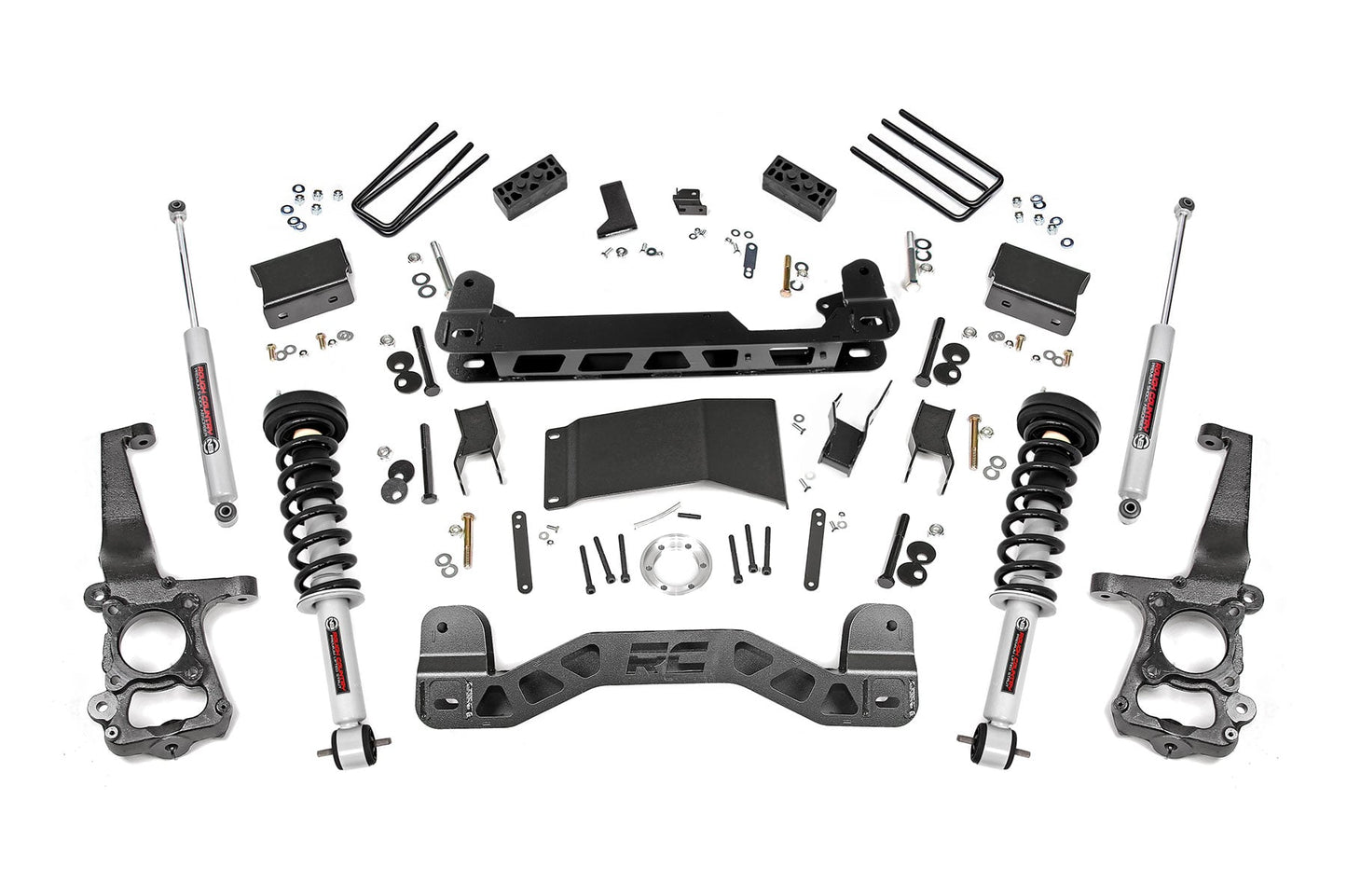 4 Inch Lift Kit N3 Struts Ford F-150 4WD (2015-2020) Rough Country