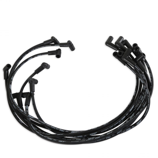 Street-Fire Wire Set Small Block Chevy 350 Hei The Terminals Are Covered In Black Boots That Protect The Conductor From Engine Heat To Ensure Spark Delivery MSD Ignition