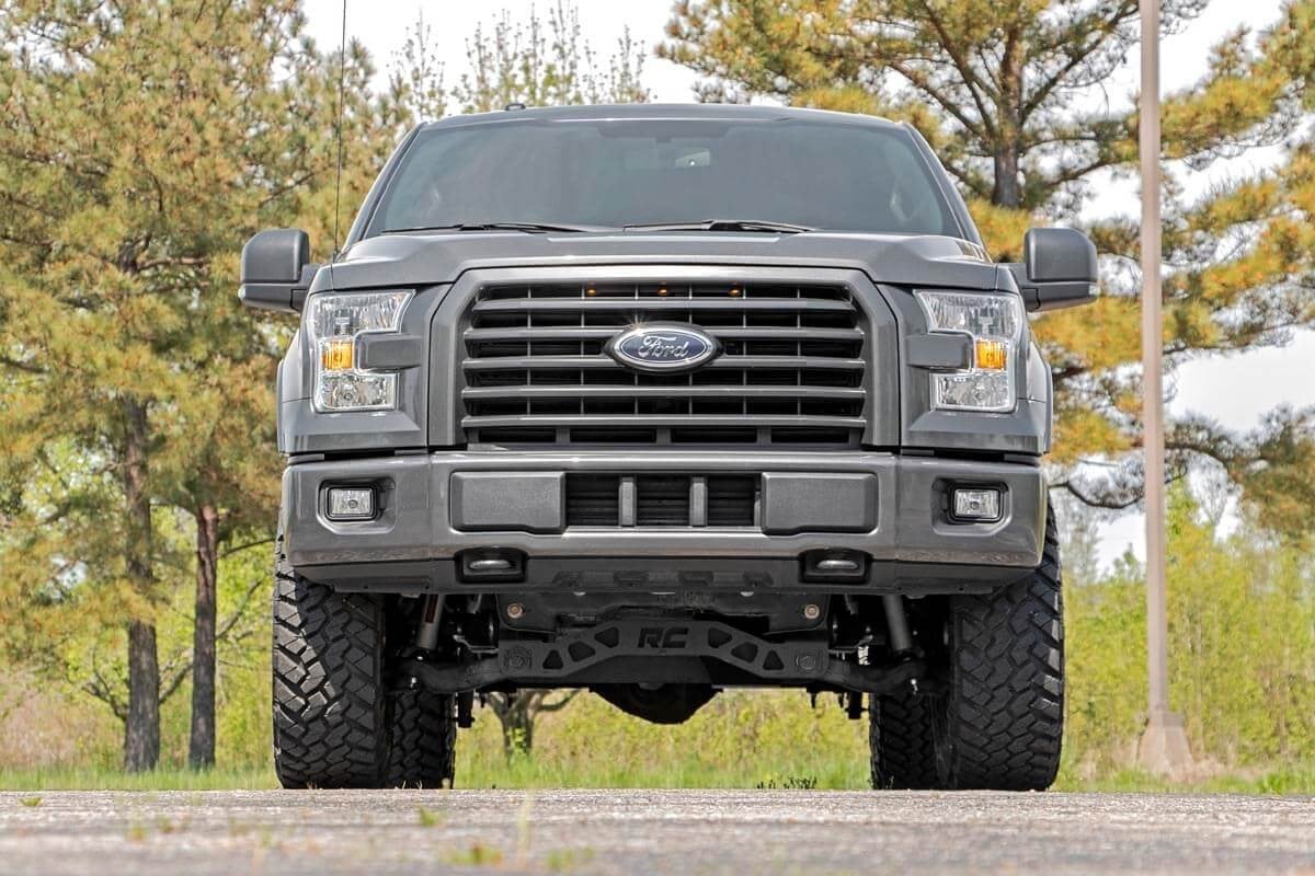 4 Inch Lift Kit M1 Struts/M1 Ford F-150 4WD (2015-2020) Rough Country-3
