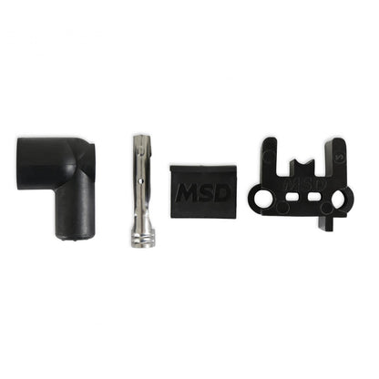 Street-Fire Wire Set Small Block Chevy 350 Hei The Terminals Are Covered In Black Boots That Protect The Conductor From Engine Heat To Ensure Spark Delivery MSD Ignition-4