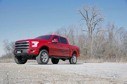 4 Inch Suspension Lift Kit Lifted Struts 7 V2 15-20 F-150 4WD Rough Country-1