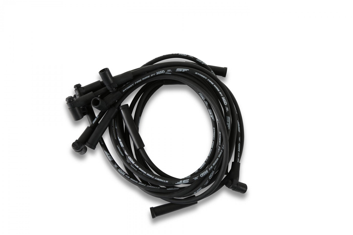Street-Fire Wire Set Chevy 454, '74-'76 Hei The Terminals Are Covered In Black Boots That Protect The Conductor From Engine Heat To Ensure Spark Delivery MSD Ignition-1