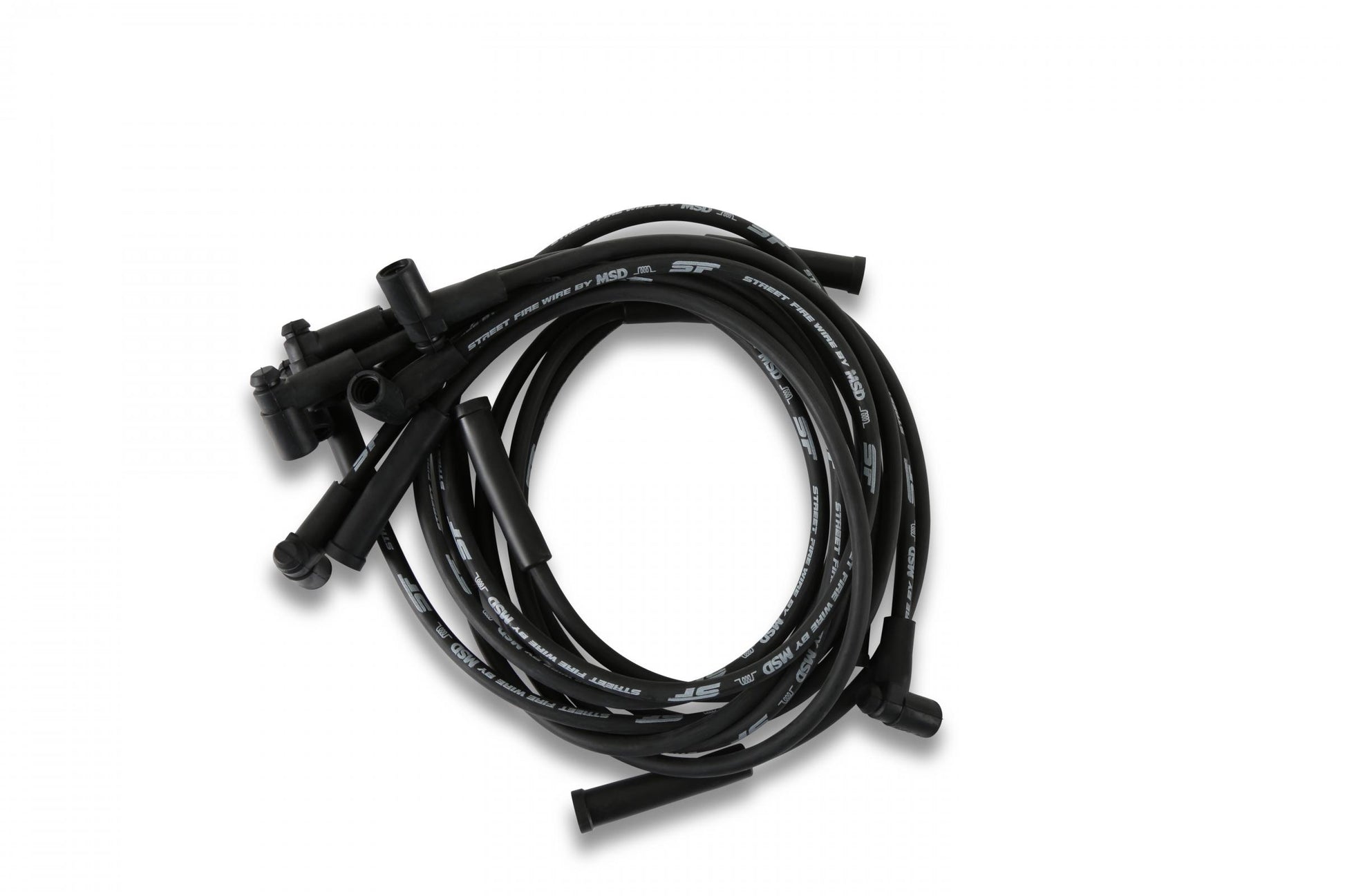 Street-Fire Wire Set Chevy 454, '74-'76 Hei The Terminals Are Covered In Black Boots That Protect The Conductor From Engine Heat To Ensure Spark Delivery MSD Ignition-1