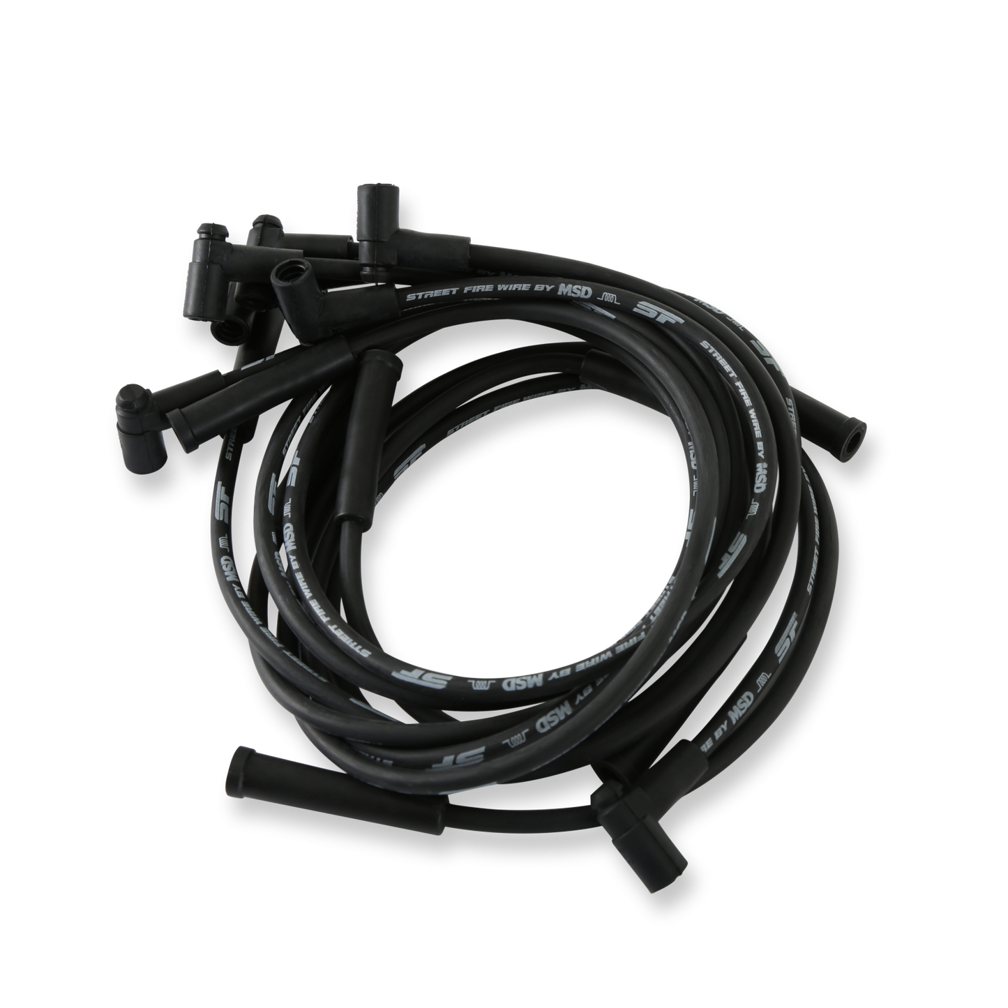 Street-Fire Wire Set Chevy 454, '74-'76 Hei The Terminals Are Covered In Black Boots That Protect The Conductor From Engine Heat To Ensure Spark Delivery MSD Ignition