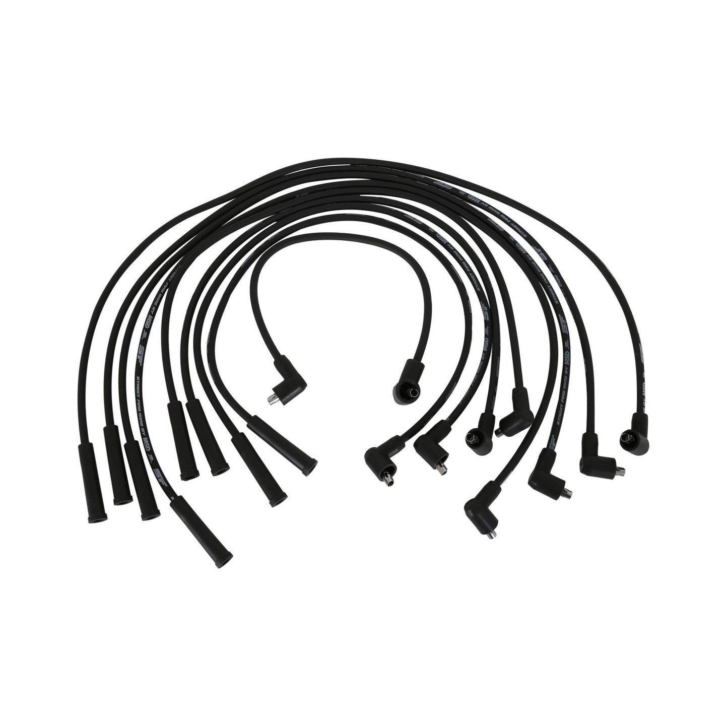 Street-Fire Wire Set Chevy 366-454 Socket The Terminals Are Covered In Black Boots That Protect The Conductor From Engine Heat To Ensure Spark Delivery MSD Ignition-2