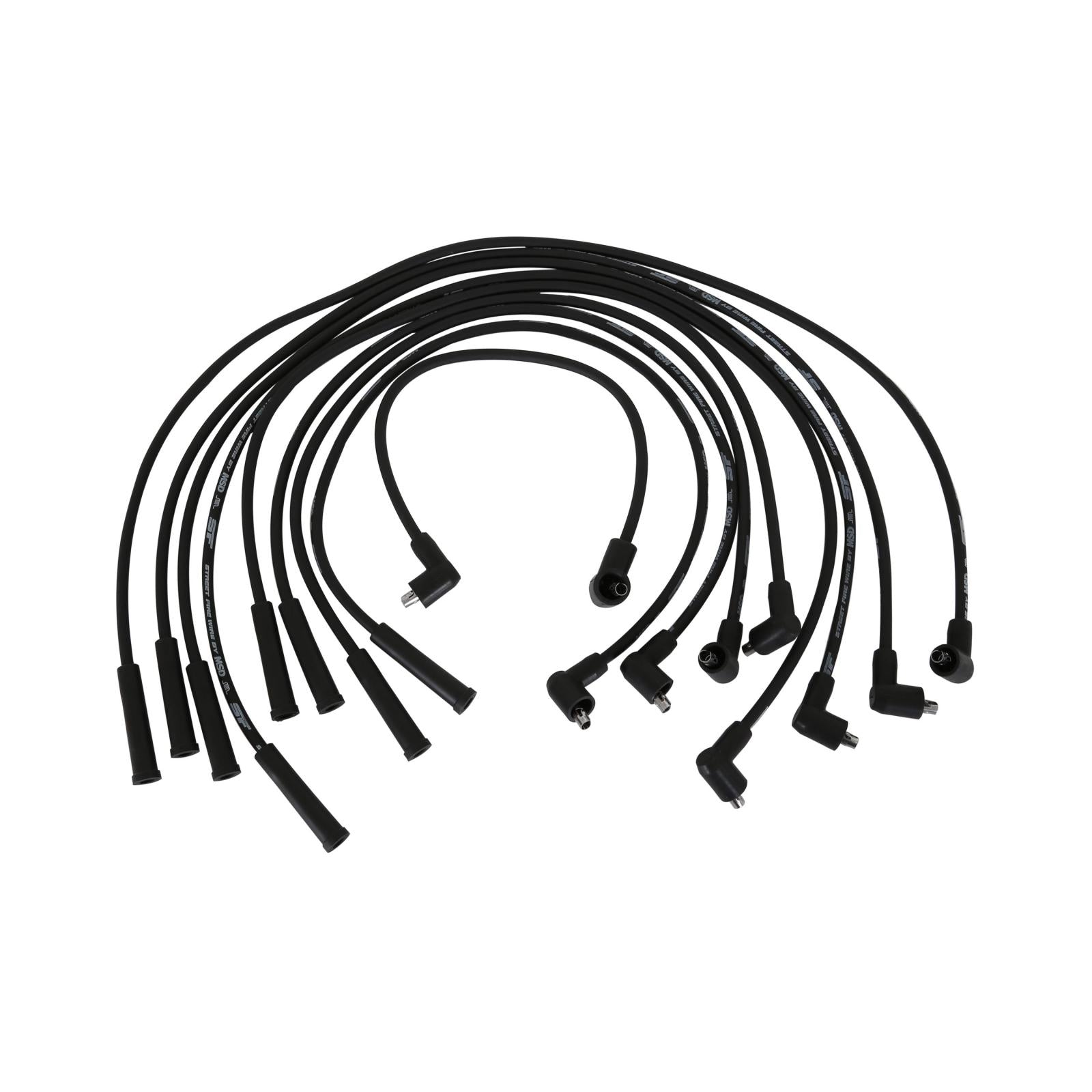 Street-Fire Wire Set Chevy 366-454 Socket The Terminals Are Covered In Black Boots That Protect The Conductor From Engine Heat To Ensure Spark Delivery MSD Ignition-2