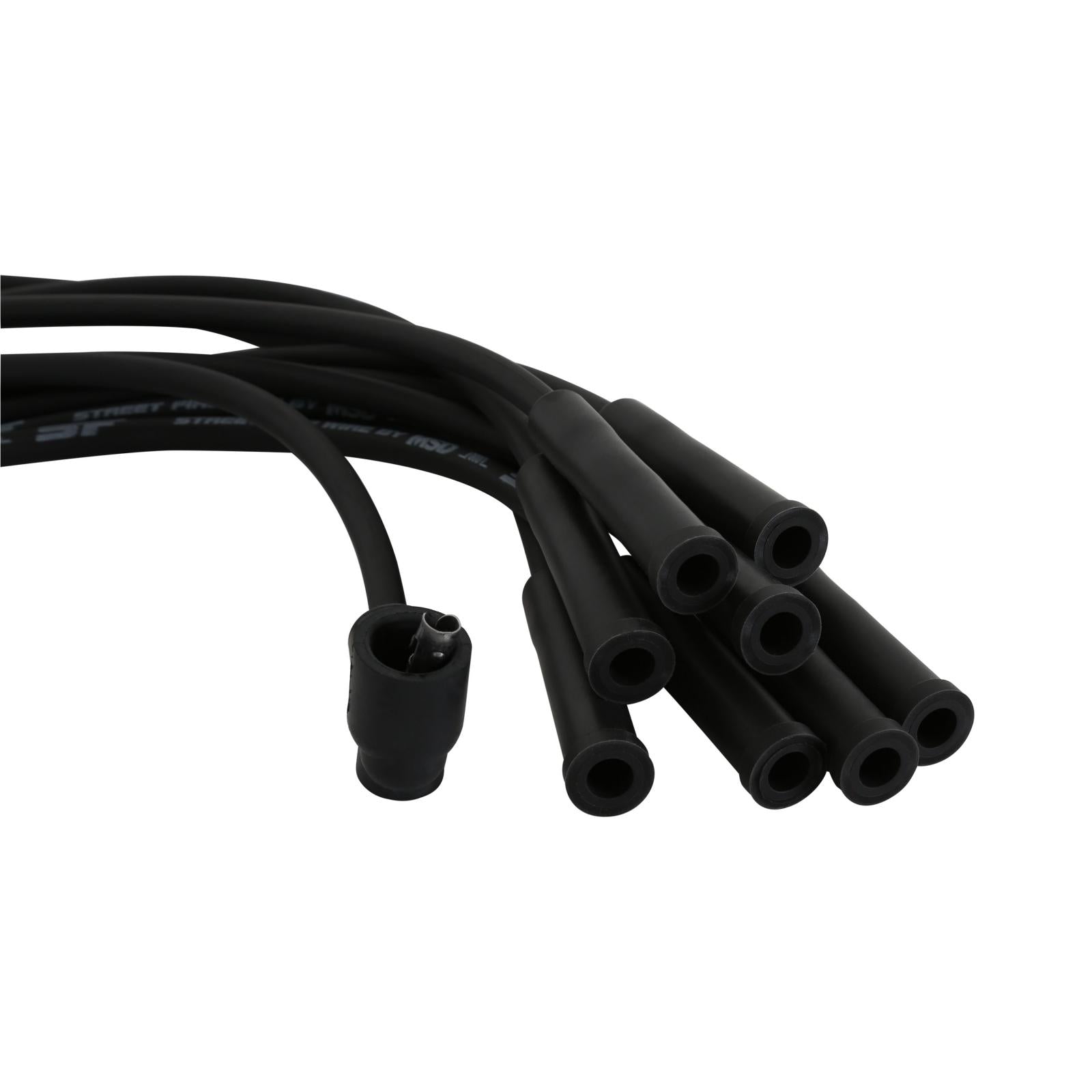 Street-Fire Wire Set Chevy 366-454 Socket The Terminals Are Covered In Black Boots That Protect The Conductor From Engine Heat To Ensure Spark Delivery MSD Ignition-3