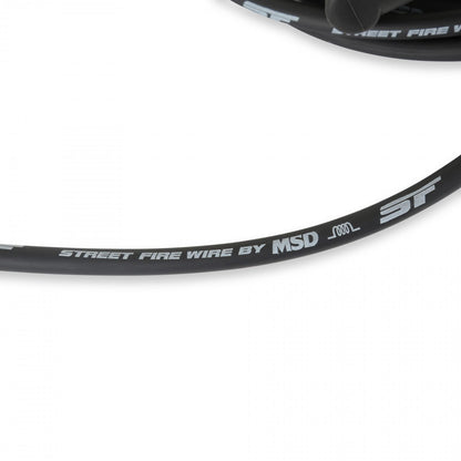 Street-Fire Wire Set Chevy Truck 305-350 '85-On The Terminals Are Covered In Black Boots That Protect The Conductor From Engine Heat To Ensure Spark Delivery MSD Ignition-3