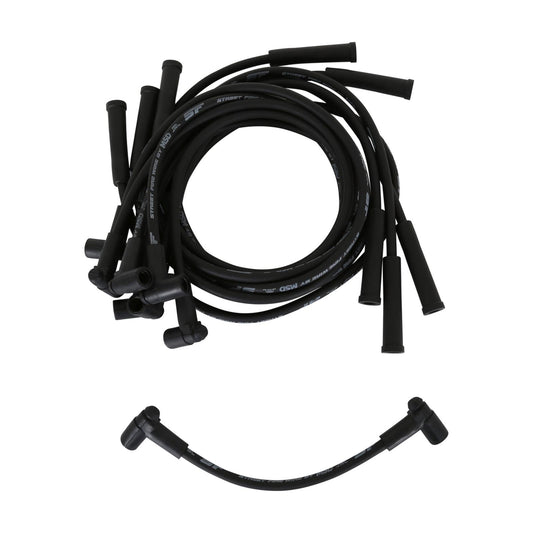 Street-Fire Wire Set Chevy 454 '88-On The Terminals Are Covered In Black Boots That Protect The Conductor From Engine Heat To Ensure Spark Delivery MSD Ignition