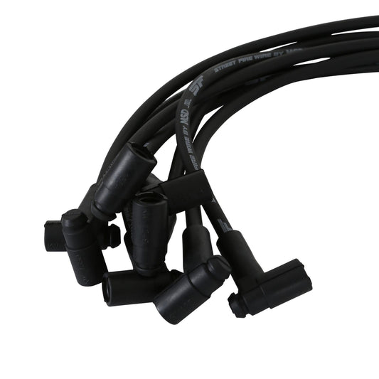 Street-Fire Wire Set Chevy 454 '88-On The Terminals Are Covered In Black Boots That Protect The Conductor From Engine Heat To Ensure Spark Delivery MSD Ignition-1