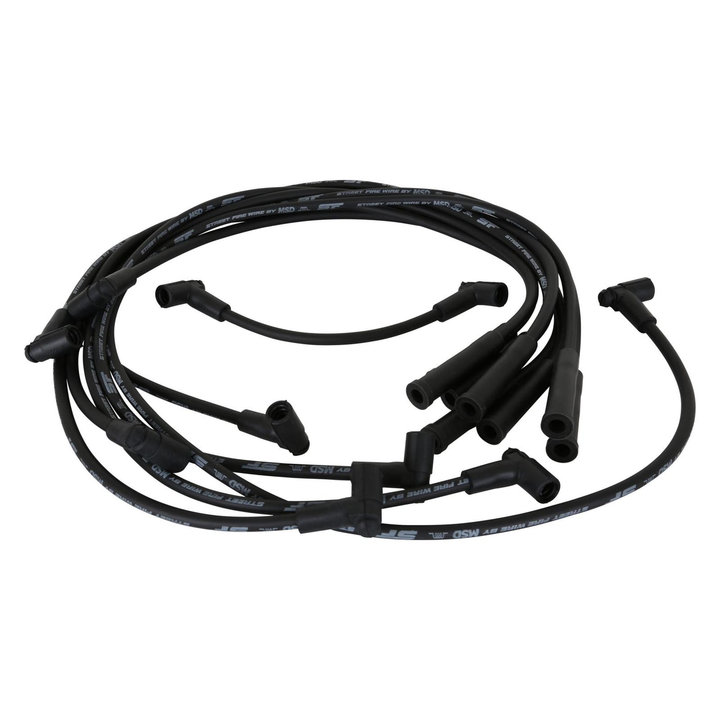 Street-Fire Wire Set Chevy 454 '88-On The Terminals Are Covered In Black Boots That Protect The Conductor From Engine Heat To Ensure Spark Delivery MSD Ignition-3