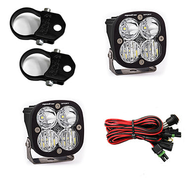Polaris LED Light Pods 1.75 Inch Harness Kit Squadron Sport Baja Designs-2