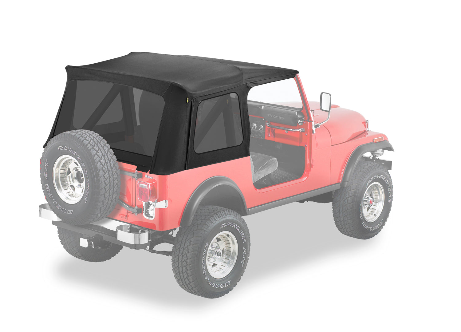 Bestop Jeep Supertop Classic Replacement Skin For Jeep 1976-1986 CJ7 Tinted Bestop