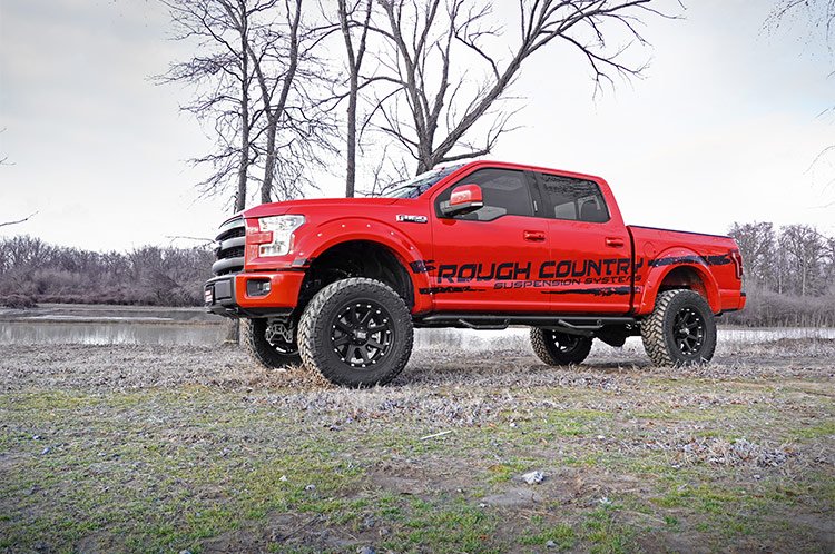 Rough Country 6 Inch Suspension Lift Kit 15-20 F-150 4WD Rough Country