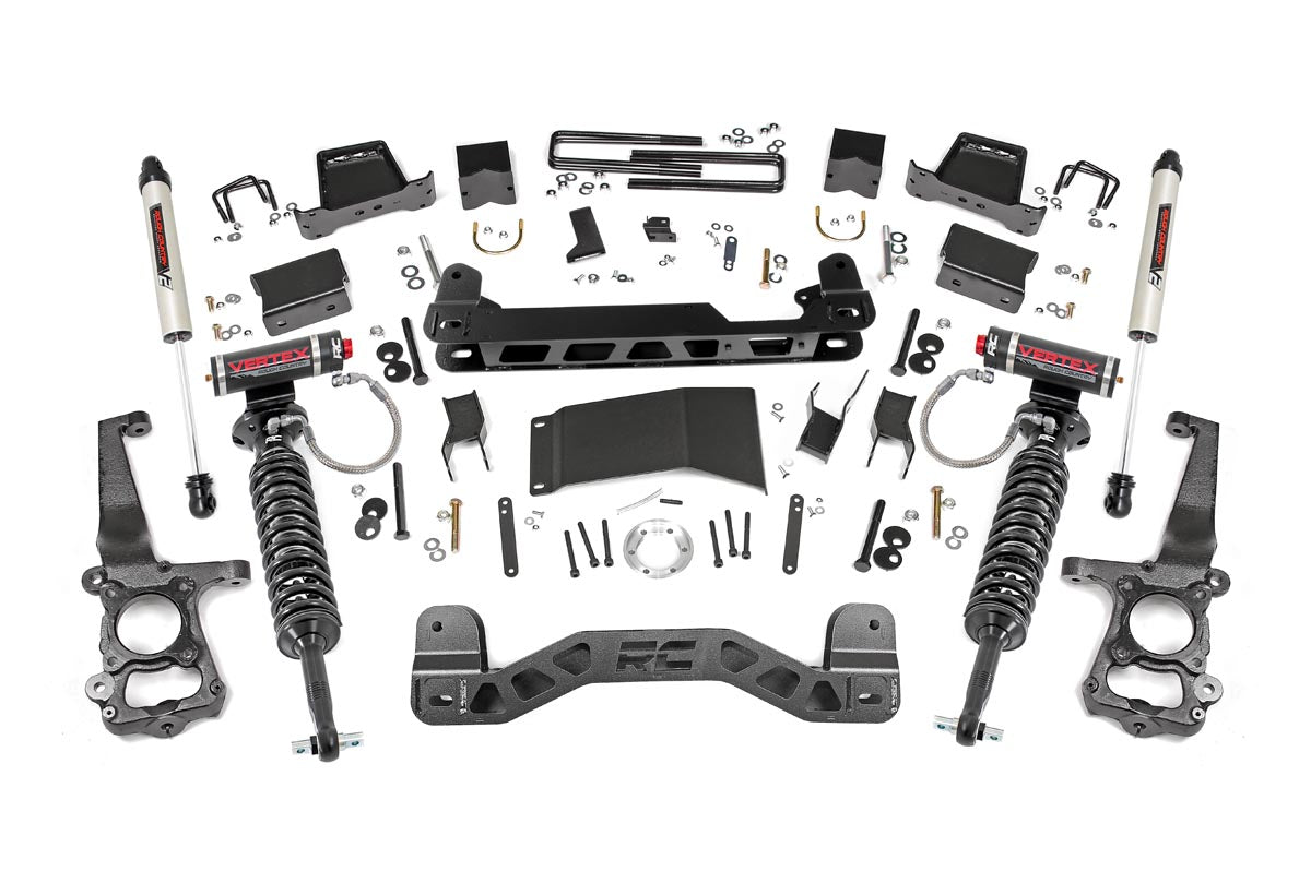 Rough Country 6 Inch Suspension Lift Kit Vertex & V2 15-20 F-150 4WD Rough Country