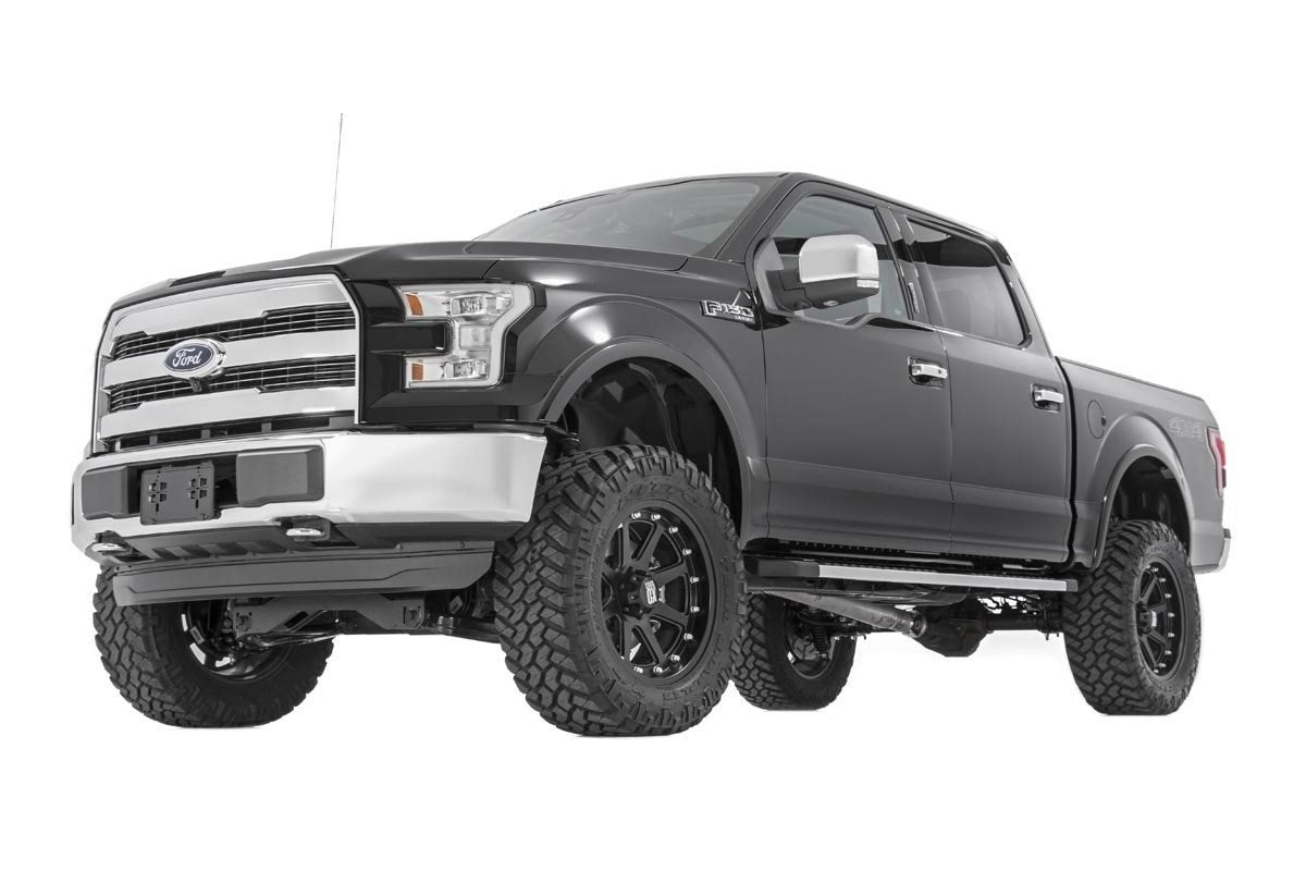Rough Country 6 Inch Suspension Lift Kit w/V2 Shocks 15-20 F-150 Rough Country