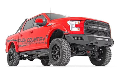 6 Inch Suspension Lift Kit Lifted Struts & V2 Shocks 15-20 F-150 4WD Rough Country-2