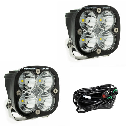 LED Light Pods Clear Lens Pair Squadron Sport Baja Designs-1