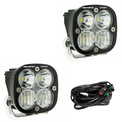 LED Light Pods Clear Lens Pair Squadron Sport Baja Designs-2