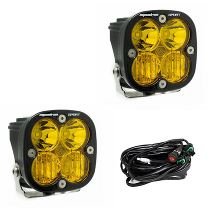 LED Light Pods Amber Lens Pair Squadron Sport Baja Designs-2
