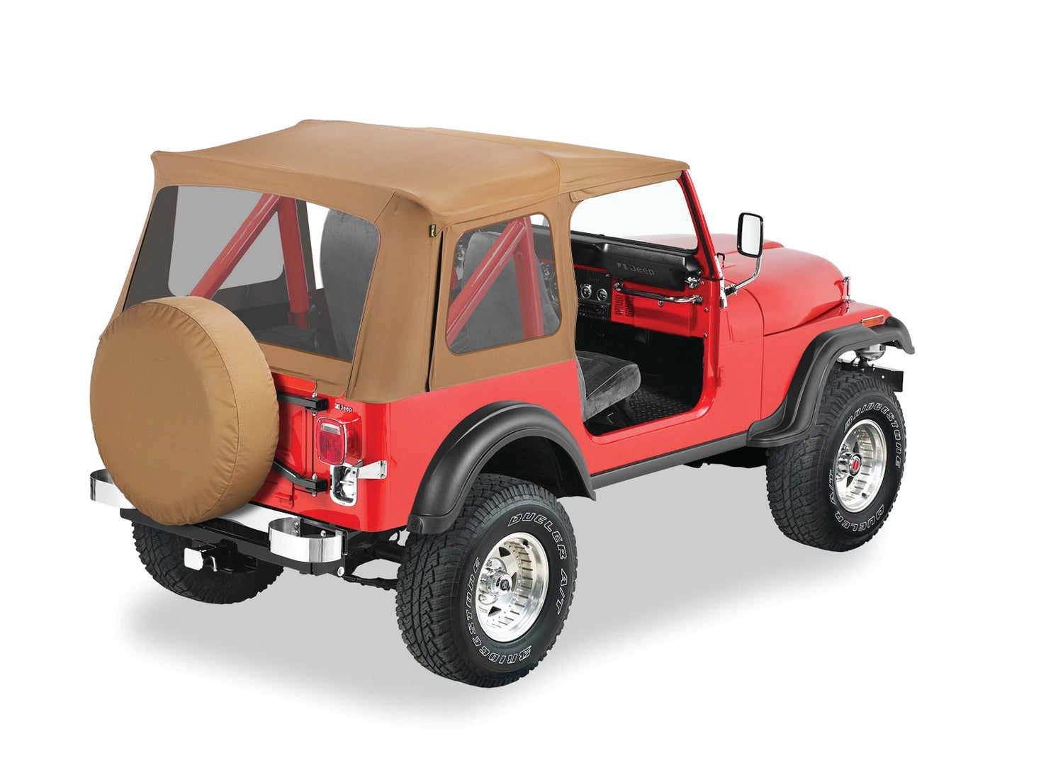 Bestop Jeep Supertop Classic Replacement Skin For Jeep 1976-1986 CJ7 Clear Bestop