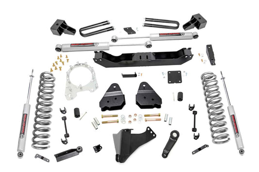 Rough Country 4.5 Inch Inch Ford Suspension Lift Kit w/ N3 Shocks 17-20 F-350 4WD Diesel Dually Rough Country