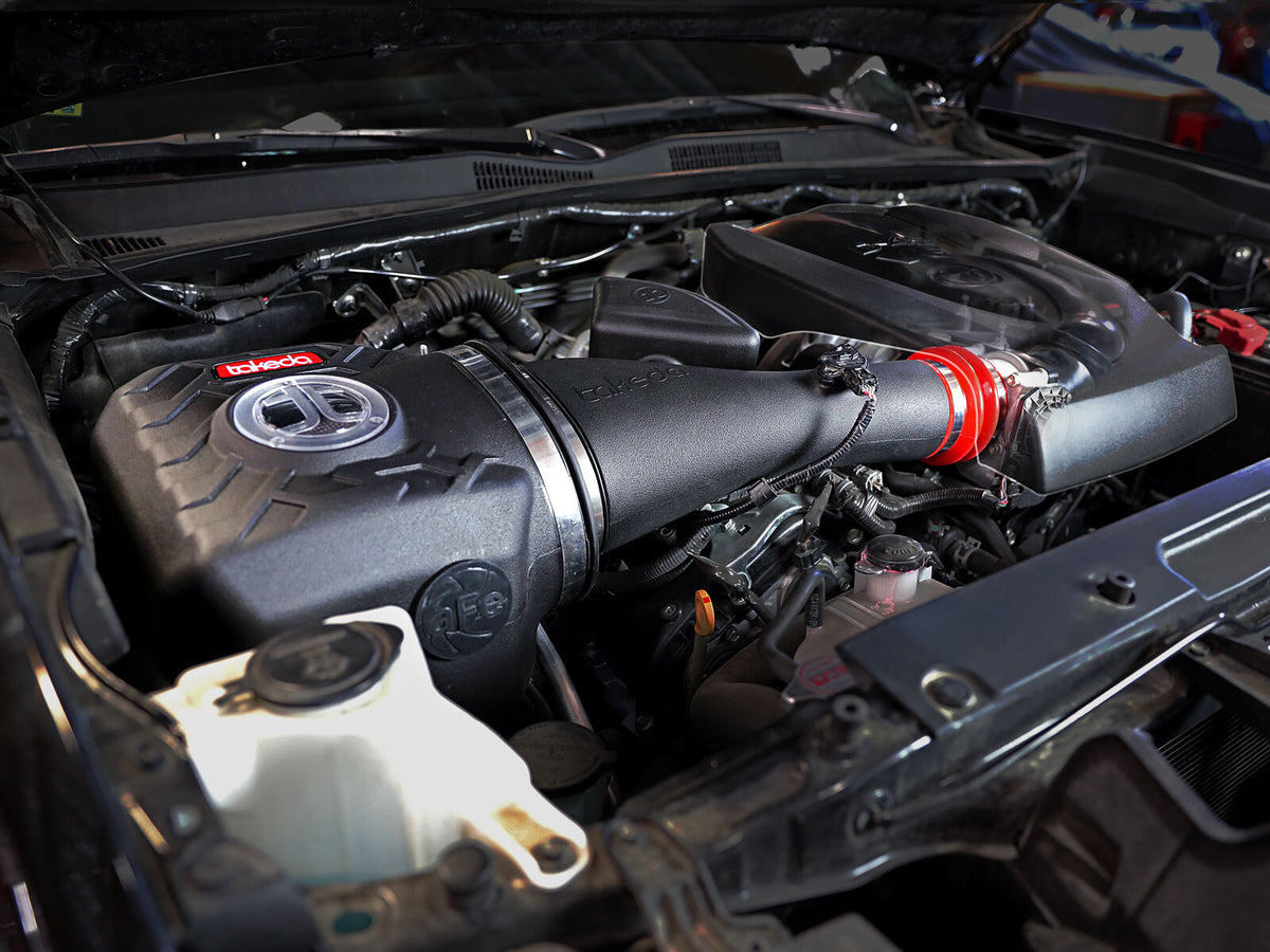 Takeda Momentum Cold Air Intake System w/ Pro Dry S Filter Toyota Tacoma 16-23 V6-3.5L aFe Power-5