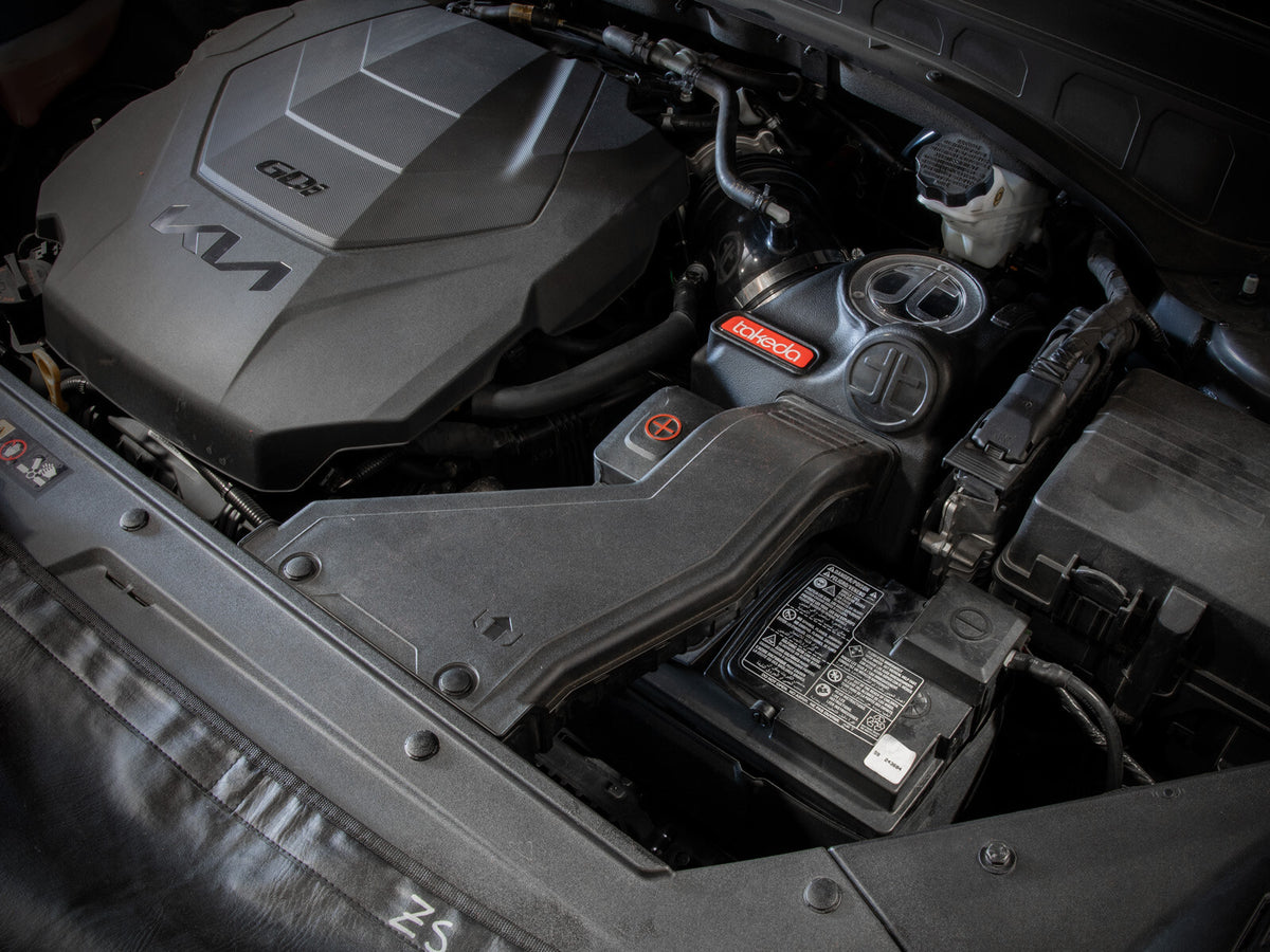 Takeda Momentum Cold Air Intake System w/ Pro Dry S Filter Kia Telluride 20-25 V6-3.8L aFe Power-7