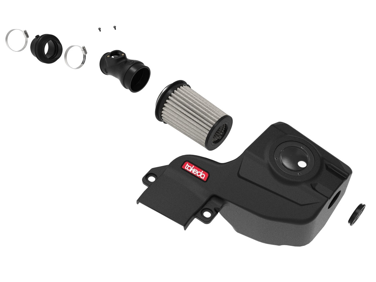 Takeda Momentum Cold Air Intake System w/ Pro Dry S Filter Mazda 3 19-26 L4-2.0L/2.5L / Cx-30 20-26 L4-2.5L aFe Power-1