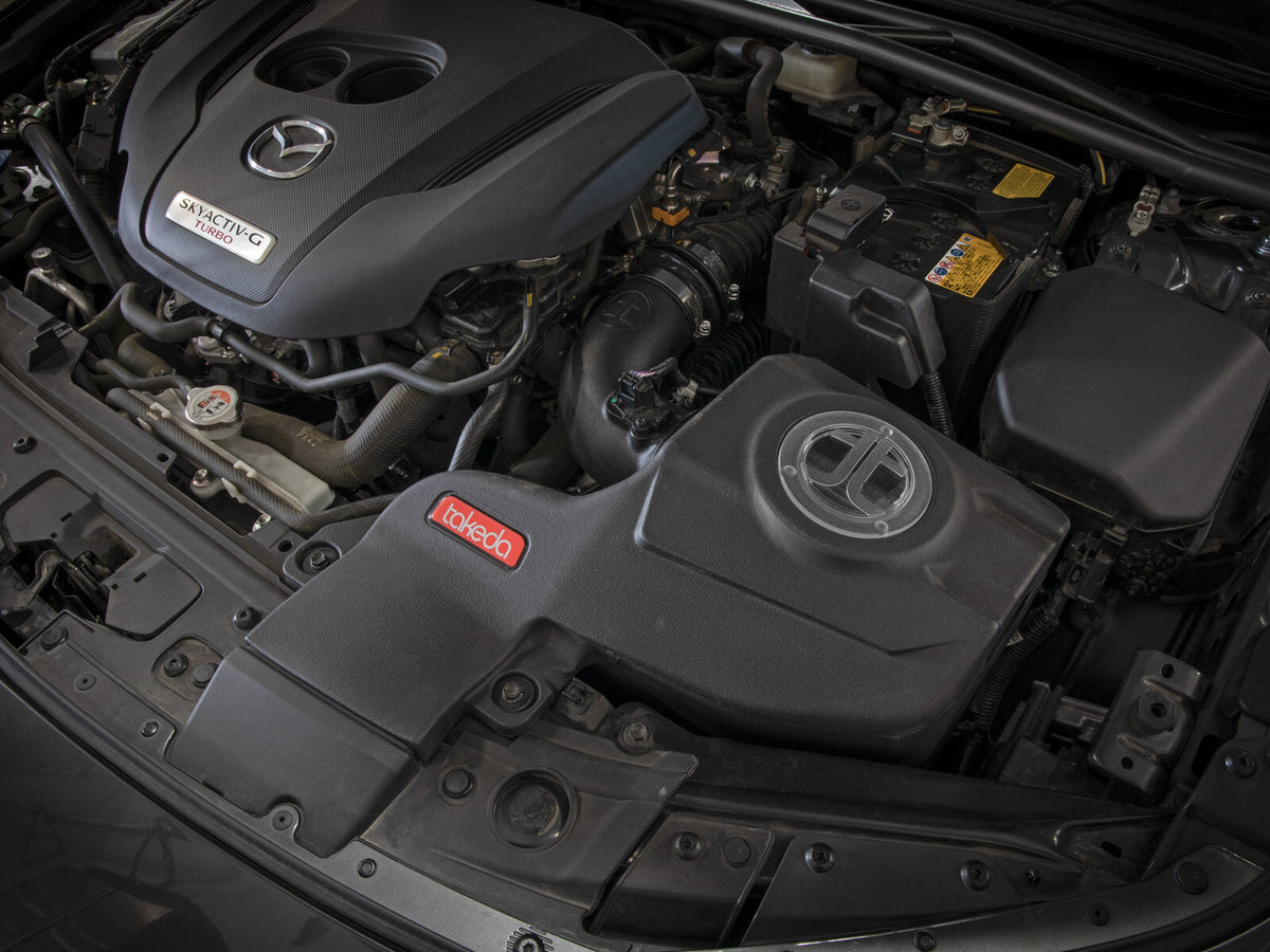 Takeda Momentum Cold Air Intake System w/ Pro Dry S Filter Mazda 3/Cx-30 21-26 L4-2.5L (t) aFe Power-5