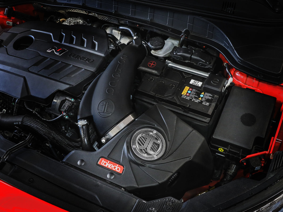 Takeda Momentum Cold Air Intake System w/ Pro Dry S Filter Hyundai Kona N 22-23 L4-2.0L (t) aFe Power-6