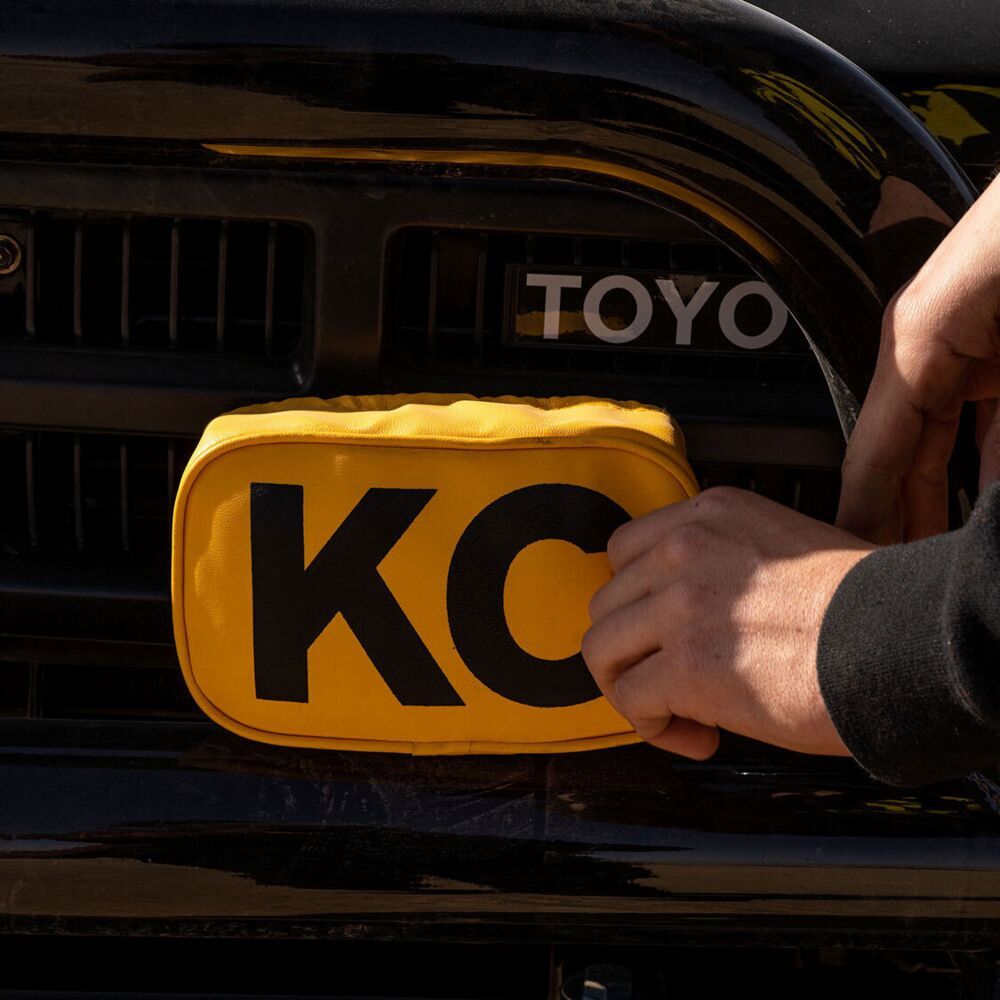 Head Light Cover 5x7 Inch Yellow KC Soft Pair KC Hilites-2