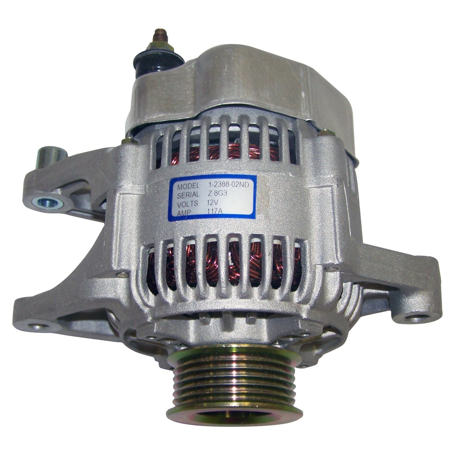 Alternator for Select 1999-00 Jeep TJ Wrangler and XJ Cherokee, 117 Amp Crown Automotive