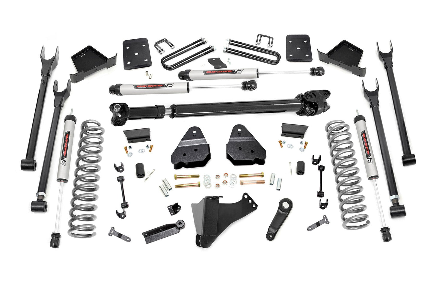 6 Inch Lift Kit 4-Link OVLD D/S V2 Ford F-250/F-350 Super Duty (17-22) Rough Country